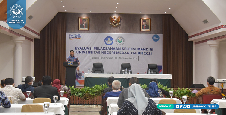 UNIMED Gelar Rapat Evaluasi Pelaksanaan Seleksi Mandiri Tahun 2021