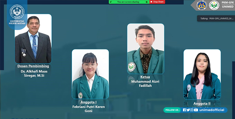 Mahasiswa UNIMED Raih Prestasi di Lomba PKM Asosiasi MIPA LPTK Indonesia