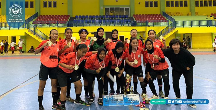 Mahasiswa Unimed Raih Juara 1 di Medan Futsal League