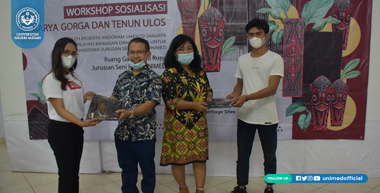 Jurusan Pend. Seni Rupa FBS UNIMED Gelar Workshop Sosialisasi Karya Gorga dan Tenun Ulos