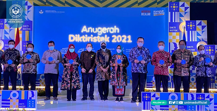 Unimed Raih Dua Penghargaan Diktiristek 2021