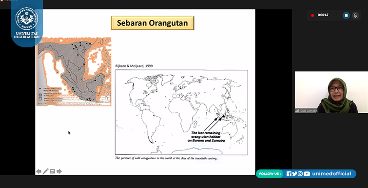 FMIPA UNIMED dan YOSL-OIC Gelar Simposium dan Pemberian Beasiswa Peduli Orangutan 2022