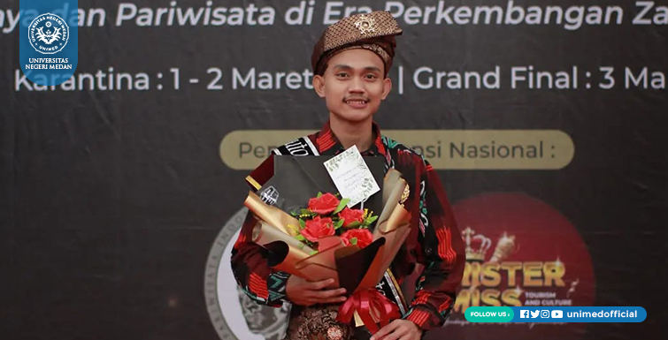 Mahasiswa FMIPA UNIMED Terpilih Sebagai Runner Up Duta Pemuda Sekaligus Duta Pariwisata Sumut Tahun 2022