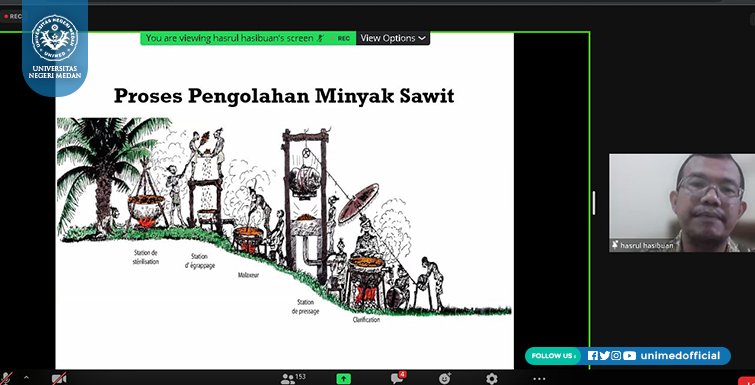 HMJ Kimia FMIPA Unimed  Gelar Webinar Palmoil