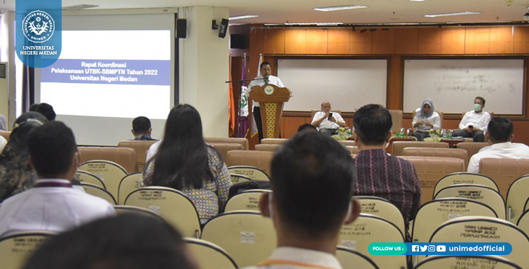 Rapat Koordinasi dengan PTS dan Sekolah Mitra, Unimed Persiapkan UTBK SBMPTN 2022