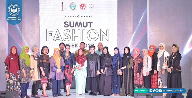 Prodi Pend. Tata Busana FT UNIMED Ikuti Ajang Sumut Fashion Week 2022 di Atrium Centre Point Mall