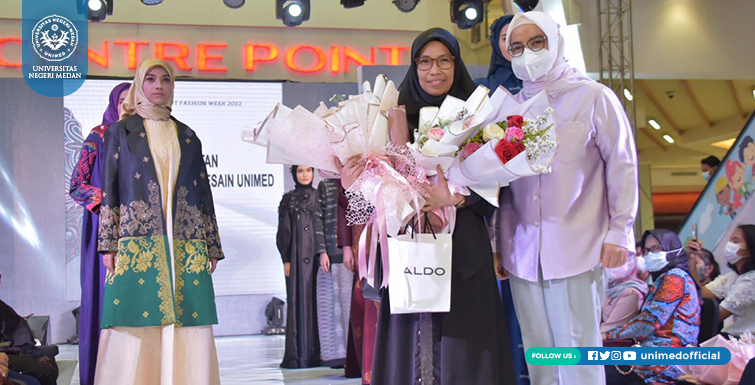 Prodi Pend. Tata Busana FT UNIMED Ikuti Ajang Sumut Fashion Week 2022 di Atrium Centre Point Mall