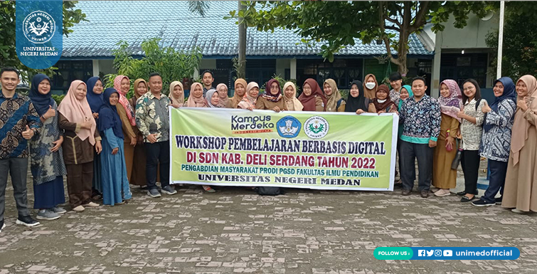 Dosen PGSD FIP Unimed Latih Guru Kabupaten Deli Serdang Pembelajaran Berbasis Digital