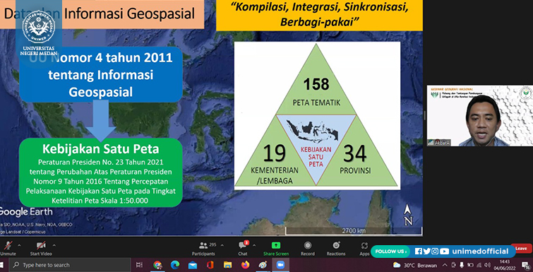 Webinar Nasional Pend. Geografi : Peluang Dan Tantangan Pembangunan Wilayah Di Era RI 4.0